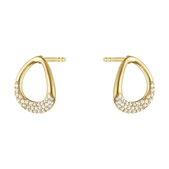 OFFSPRING Örhänge Guld Diamant PAVE 0.19 ct