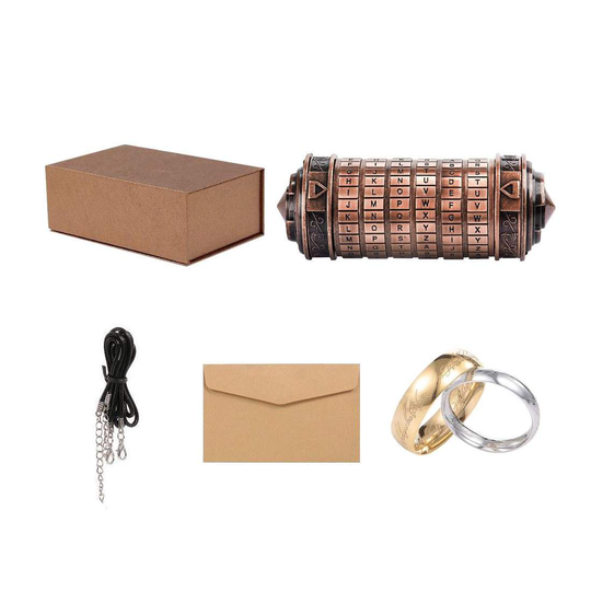 Da Vinci-koden, Cryptex med Ringar - Koppar