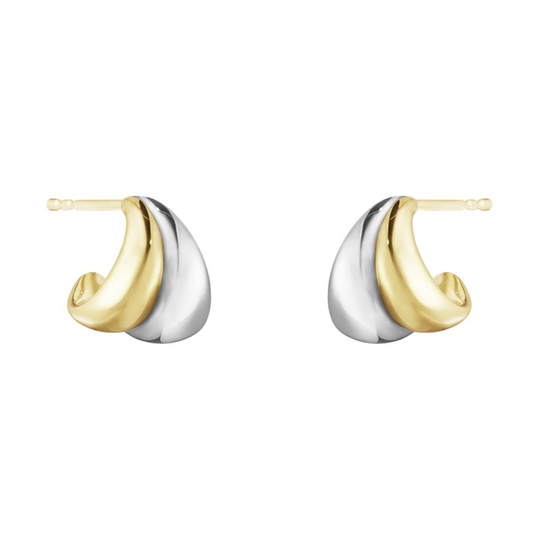 CURVE SMALL Örhänge Silver Guld