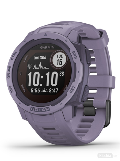 GARMIN Instinct Solar, Ljuslila