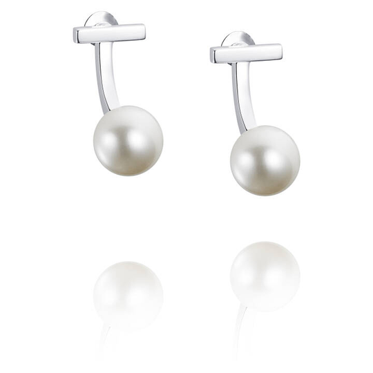 60's Pearl Örhänge Silver