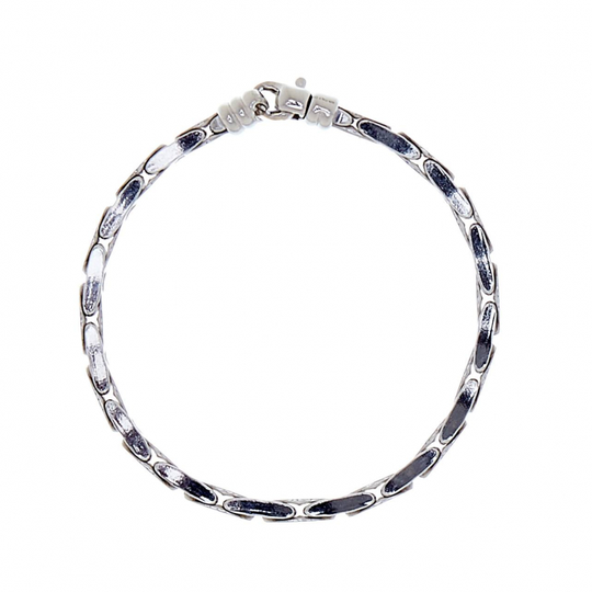 Bear bicycle brace armband Silver 21 cm