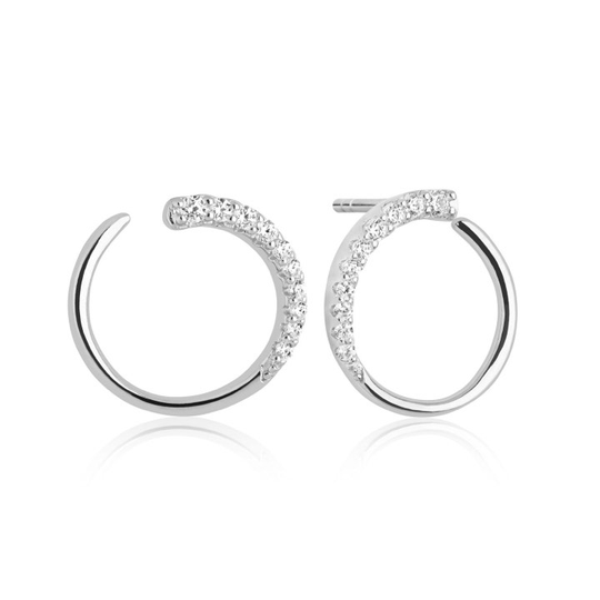 PORTOFINO örhänge vita Zirkoner (silver)