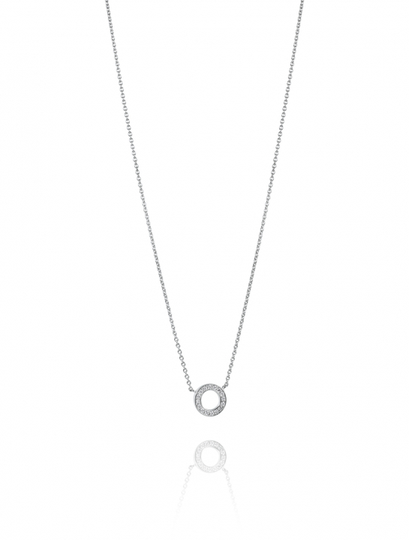 Circle Of Love Halsband Vitguld 42-45 cm