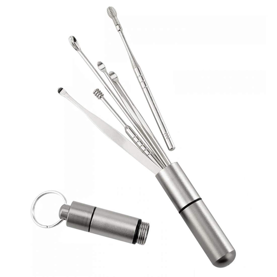 Kit för Öronrengöring - Silver