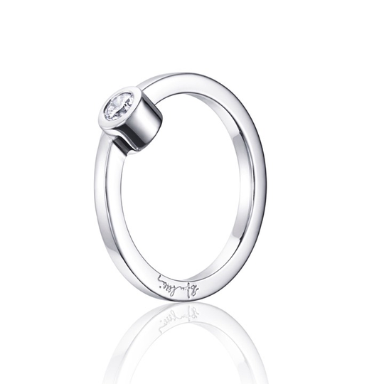 Hello Sunshine Ring Vitguld