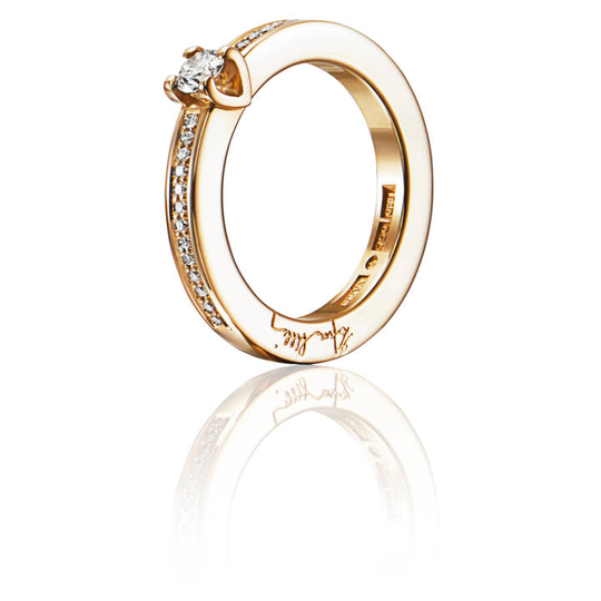 Heart To Heart 0.19 ct diamant Ring Guld
