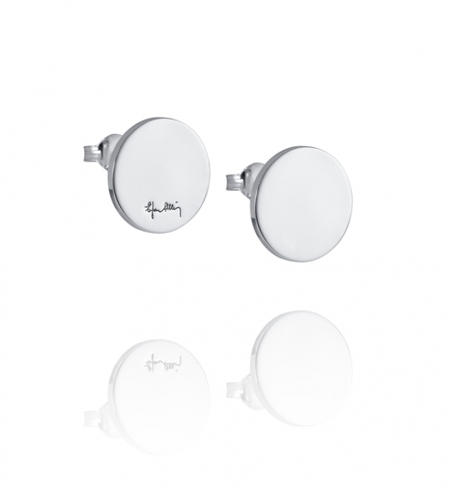 Disc Örhänge Silver