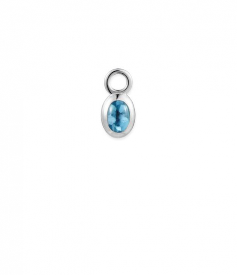 Love Bead Charm Topaz (1) Berlock Silver