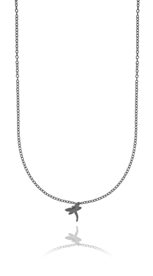 Dragonfly halsband Black 40-45 cm