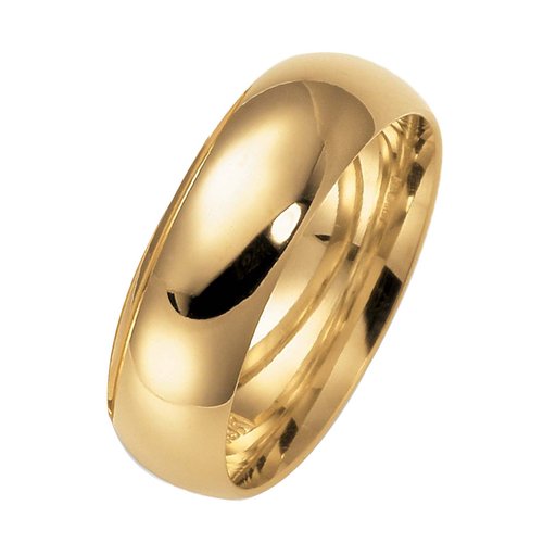 Förlovningsring i 18K guld 7mm, 55