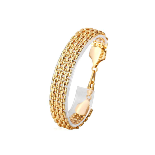 U7 Länkat Armband - Guld