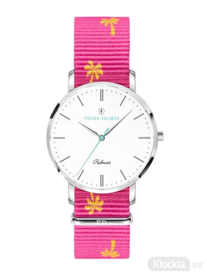 Frank Palmer Palmier Steel Case Pink Nato