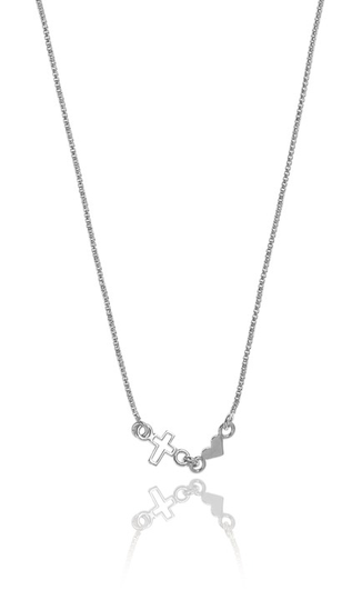 Trust halsband Silver 40-45 cm