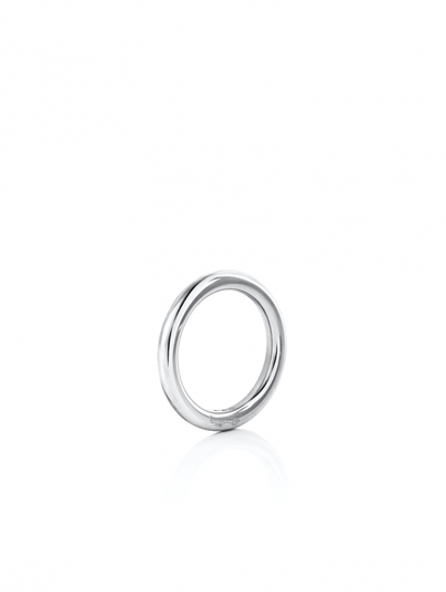 One Love Thin Ring Vitguld