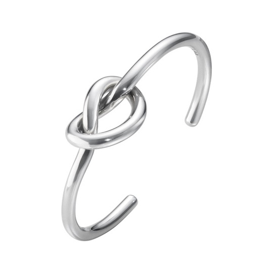 LOVE KNOT SINGLE BANGLE Armband Silver
