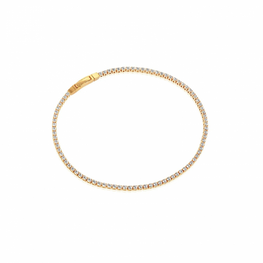 ELLERA Armband Vita Zirkoner Guld