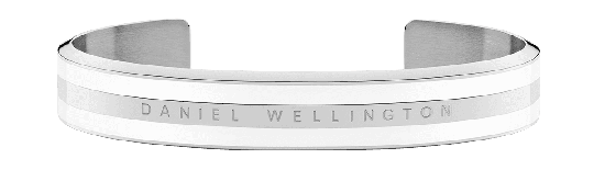 Daniel Wellington DW Emalie Bracelet Satin White S Silver