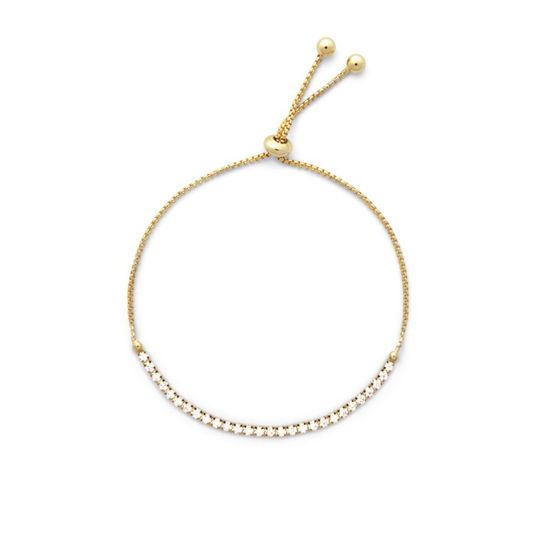 Cubic slider brace armband guld