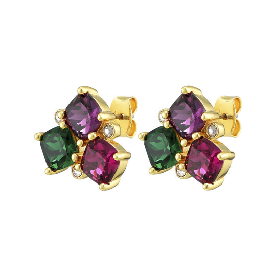 VIENA Guld PURPLE/GREEN/PINK