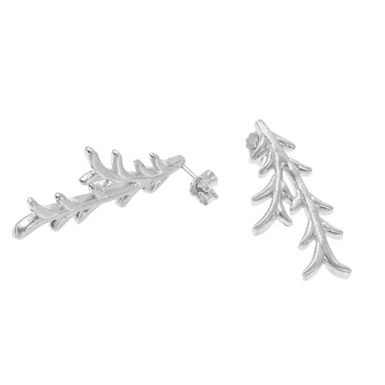 Tree twig örhänge Silver