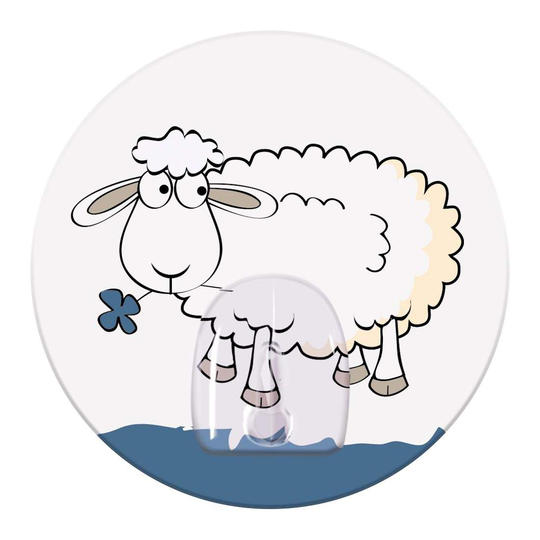 Tatkraft, Funny Sheep Bella - Självhäftande Väggkrok