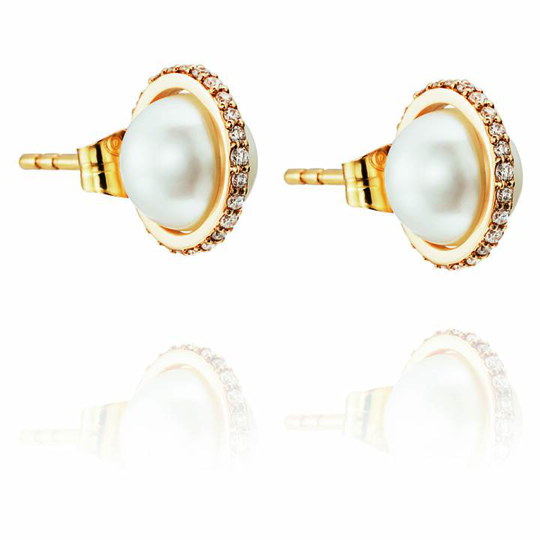 Day Pearl & Stars Örhänge Guld
