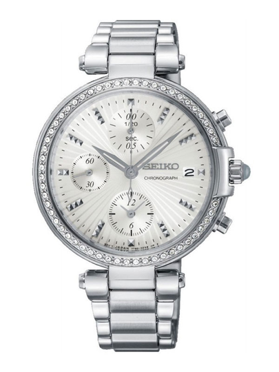 SEIKO Ladies Chronograph 35mm Swarovski