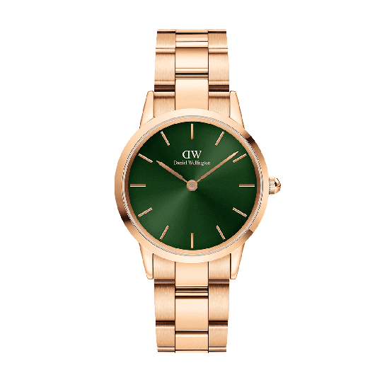 Daniel Wellington DW Klocka Iconic Link Emerald 32mm Roséguld