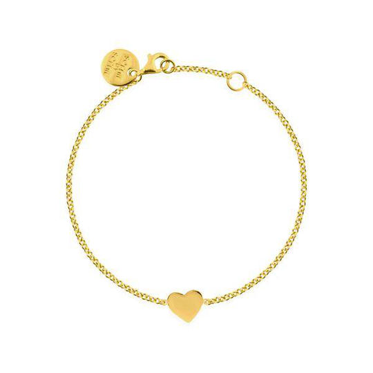 Heart Armband (guld)