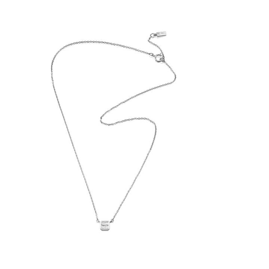 4 Love Halsband Vitguld