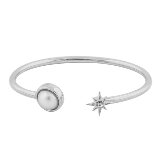 One bangle brace armband Silver