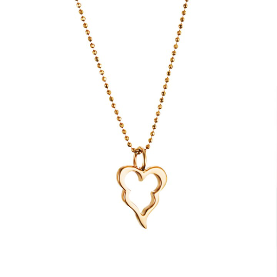 Little Crazy Heart Hängsmycke Guld