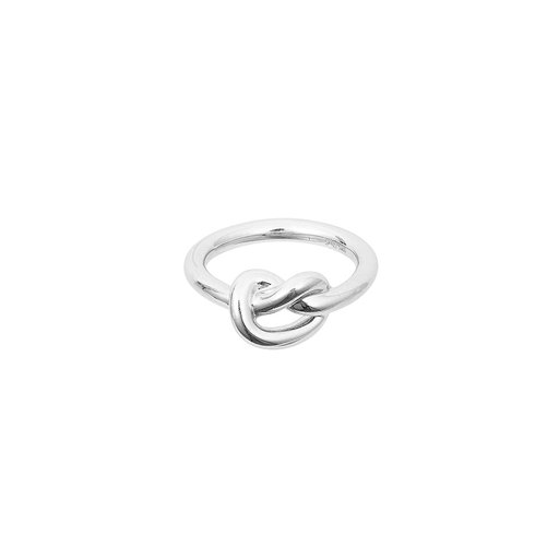 Ring i äkta silver, 17.5