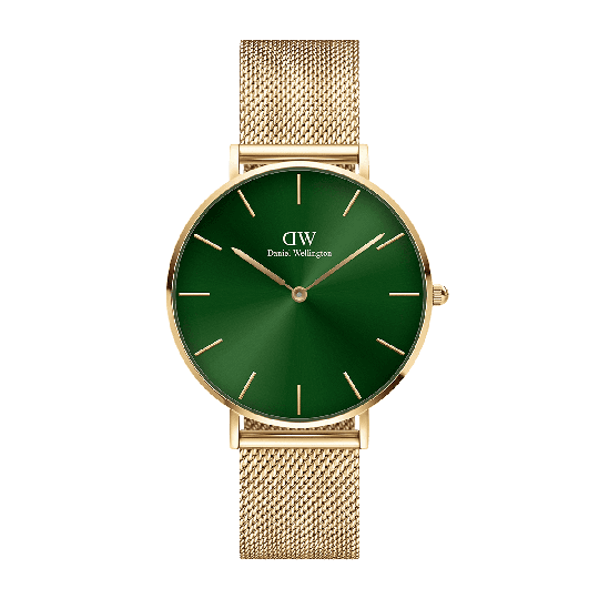 Daniel Wellington DW Klocka Petite Emerald 36mm Gold