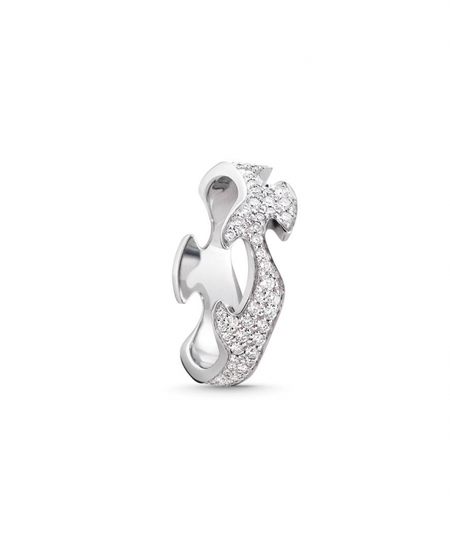 FUSION CENTRE Ring Diamant PAVÉ 0.63 ct Vitguld