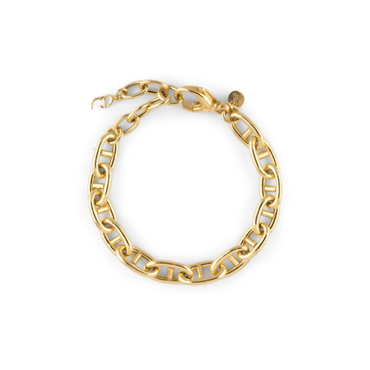 Victory chain brace armband guld