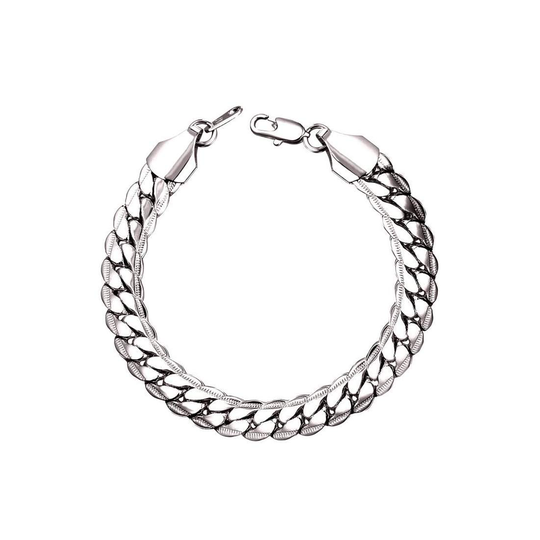 Armband - Kubansk Länk, Silver