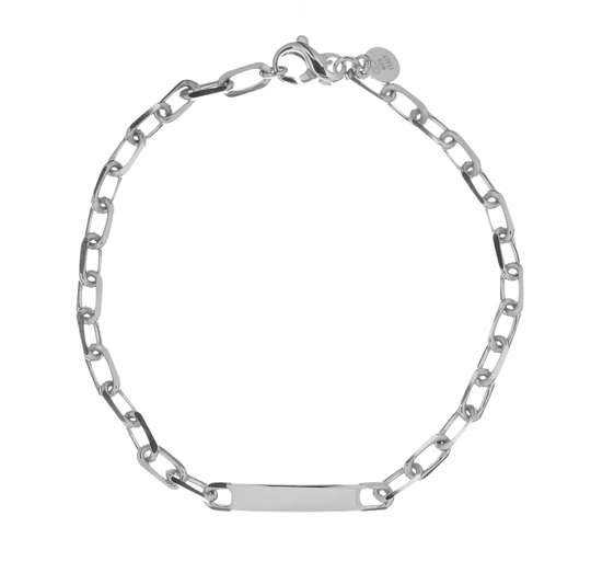 Bear trace brace armband Silver 21 cm