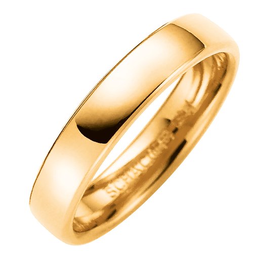 Förlovningsring i 18K guld 4mm, 54