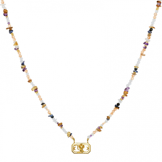 Zodiac Fire Leo Halsband (Guld)