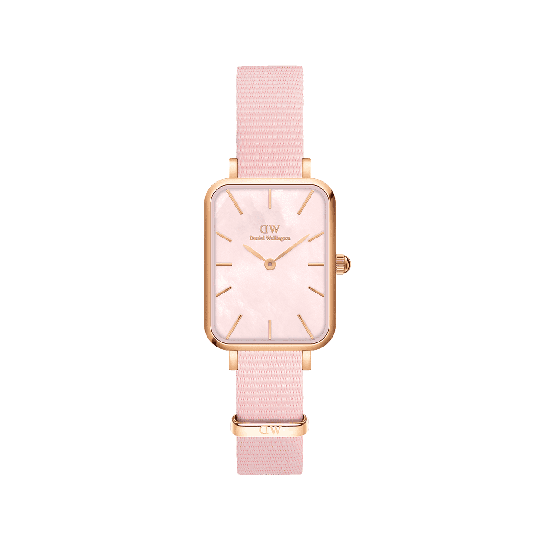 Daniel Wellington DW Klocka Quadro Coral 20x26mm Roséguld
