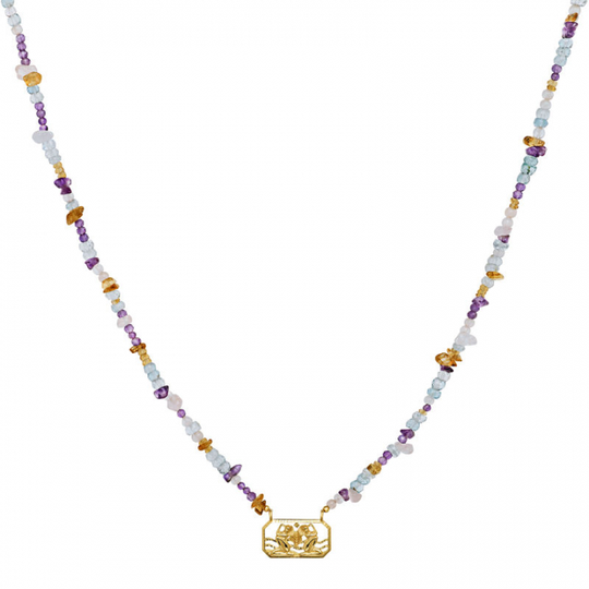 Zodiac Air Gemini Halsband (Guld)