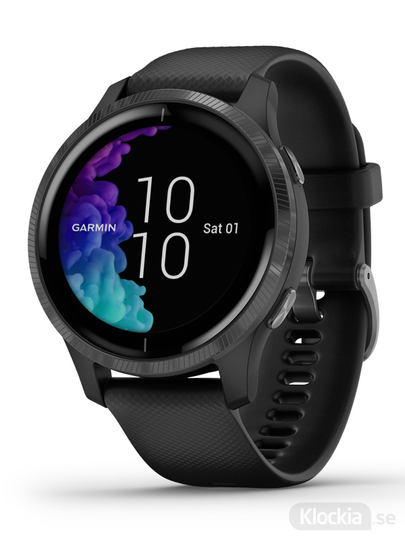 Garmin Venu 43mm Svart med skiffergrå detaljer