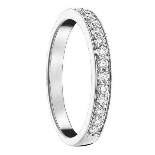 Diamantring i 18K guld, 16.0