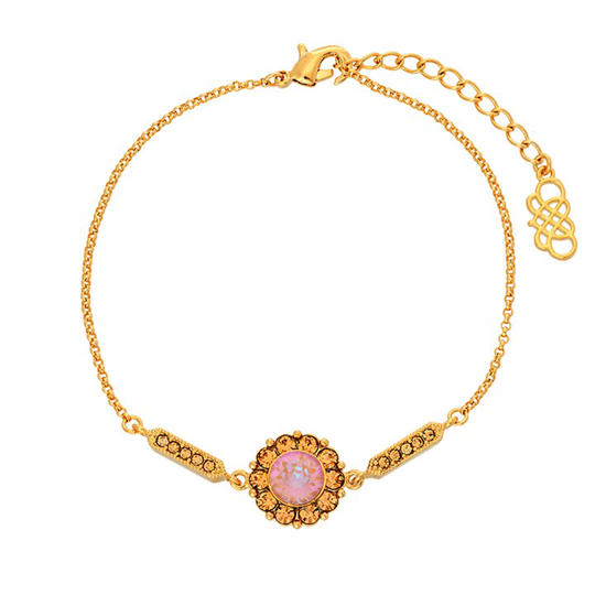 Miss Sofia armband - Autumn rose (guld)
