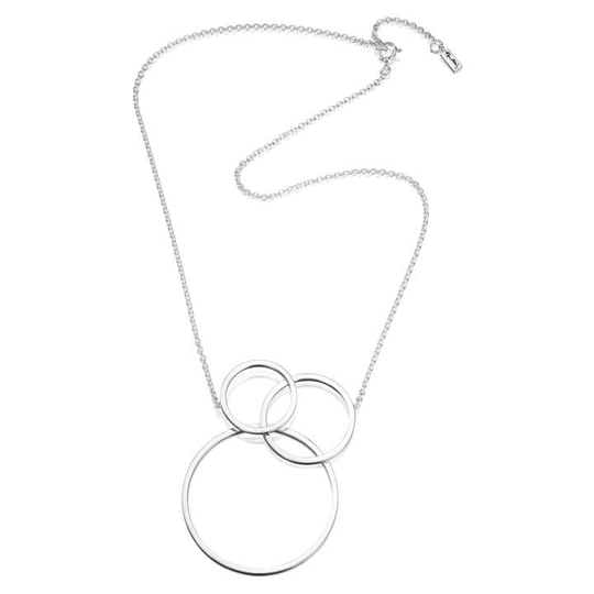 Big Bubbles Halsband Silver 42-45 cm