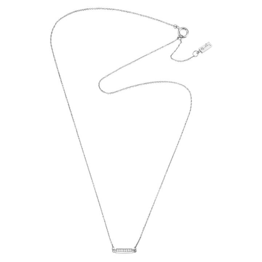 Thin Stars Halsband Vitguld 42-45 cm