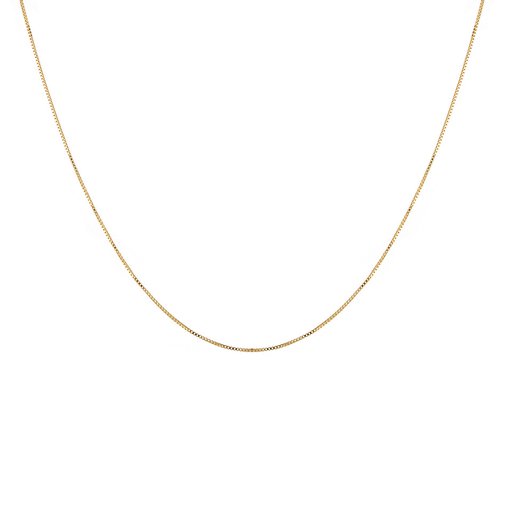 Halsband i förgyllt äkta silver 68 cm