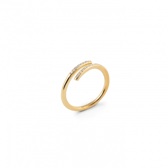 Loop stone ring guld 18/19